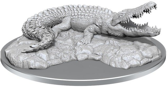 WizKids Unpained Minis W21 Giant Crocodile